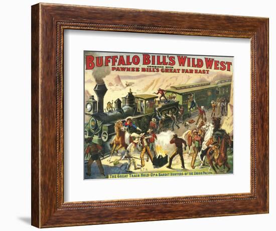 Buffalo Bill's Wild West Show, 1907, USA-null-Framed Giclee Print