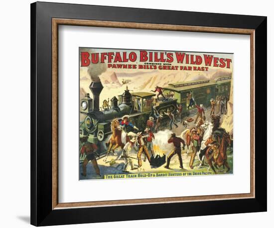 Buffalo Bill's Wild West Show, 1907, USA--Framed Giclee Print