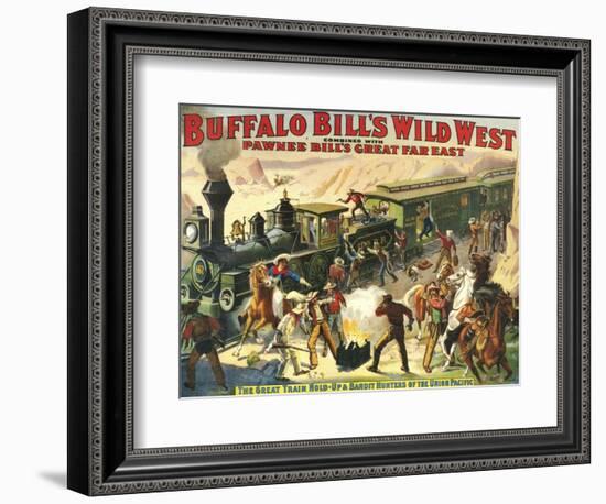 Buffalo Bill's Wild West Show, 1907, USA-null-Framed Giclee Print