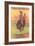 Buffalo Bill's Wild West Show Poster, Bucking Steer-null-Framed Art Print