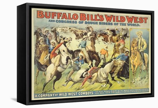 Buffalo Bill's Wild West Show-null-Framed Stretched Canvas