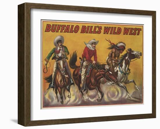 Buffalo Bill's wild west-null-Framed Giclee Print