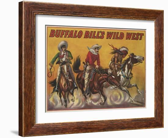 Buffalo Bill's wild west-null-Framed Giclee Print