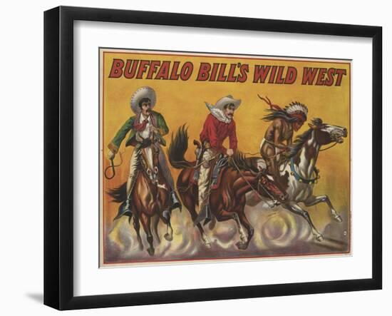 Buffalo Bill's wild west-null-Framed Giclee Print