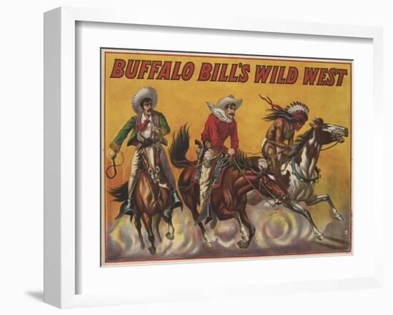 Buffalo Bill's wild west-null-Framed Giclee Print