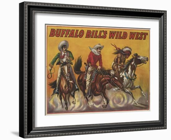 Buffalo Bill's wild west-null-Framed Giclee Print