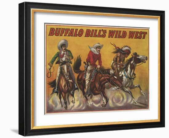 Buffalo Bill's wild west-null-Framed Giclee Print