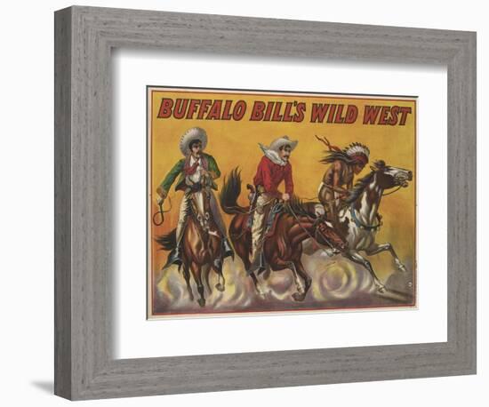 Buffalo Bill's wild west-null-Framed Giclee Print