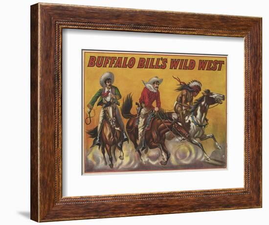 Buffalo Bill's wild west-null-Framed Giclee Print