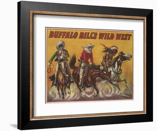 Buffalo Bill's wild west-null-Framed Giclee Print