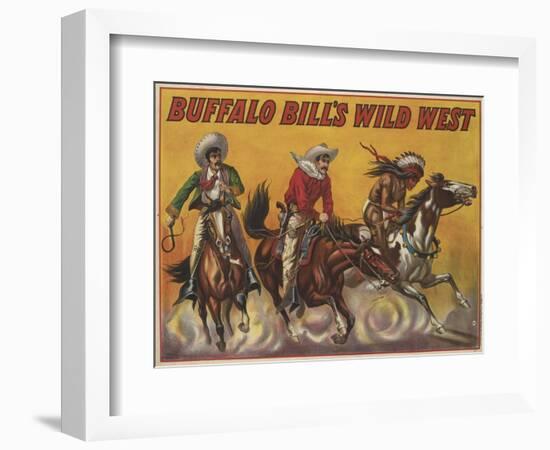 Buffalo Bill's wild west-null-Framed Giclee Print