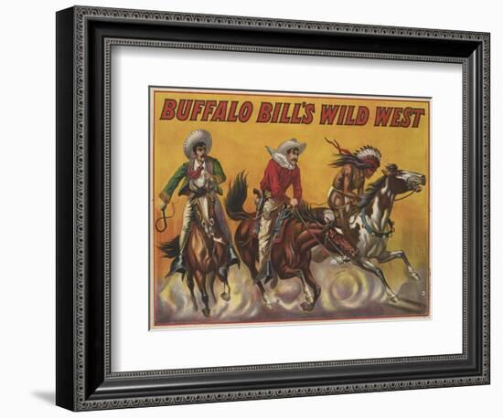 Buffalo Bill's wild west-null-Framed Giclee Print