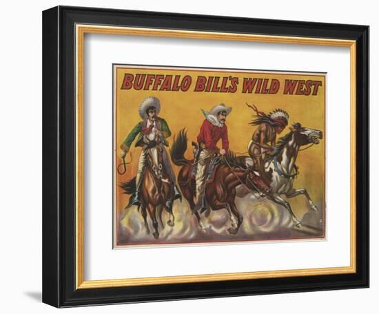 Buffalo Bill's wild west-null-Framed Giclee Print