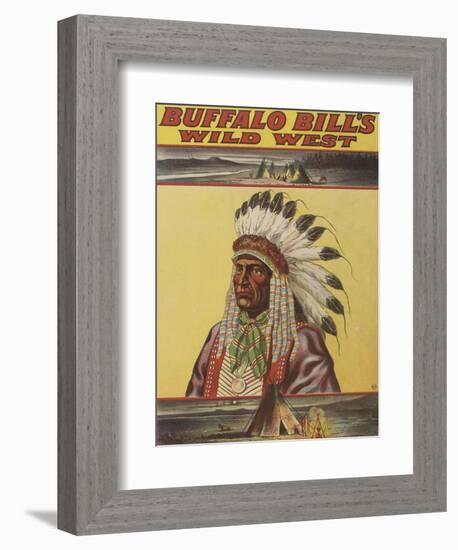 Buffalo Bill's wild west-null-Framed Giclee Print