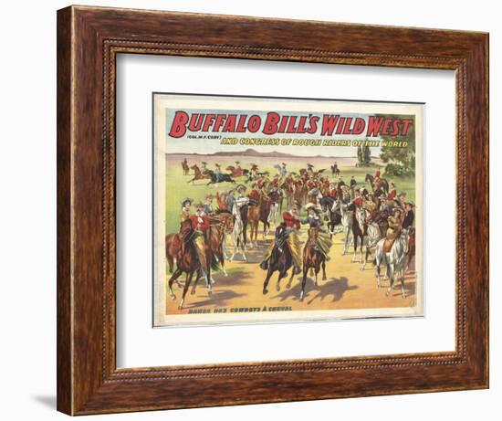 Buffalo Bill's wild west-null-Framed Giclee Print