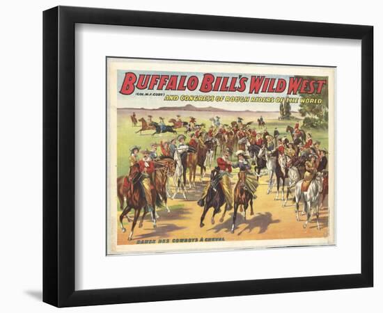 Buffalo Bill's wild west-null-Framed Giclee Print