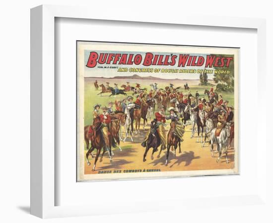 Buffalo Bill's wild west-null-Framed Giclee Print