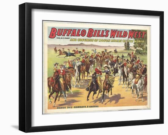 Buffalo Bill's wild west-null-Framed Giclee Print