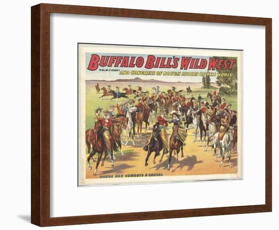 Buffalo Bill's wild west-null-Framed Giclee Print