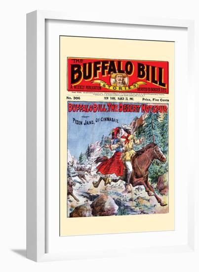 Buffalo Bill Stories-Street & Smith-Framed Art Print