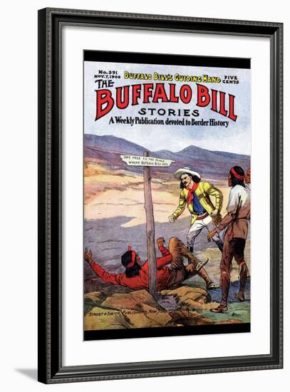 Buffalo Bill Stories-Street & Smith-Framed Art Print