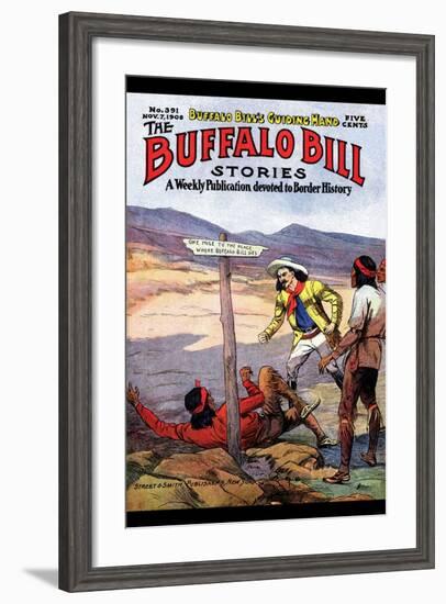 Buffalo Bill Stories-Street & Smith-Framed Art Print