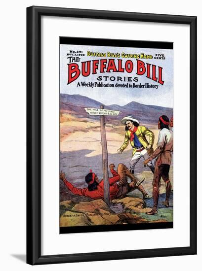 Buffalo Bill Stories-Street & Smith-Framed Art Print