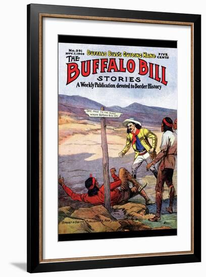 Buffalo Bill Stories-Street & Smith-Framed Art Print