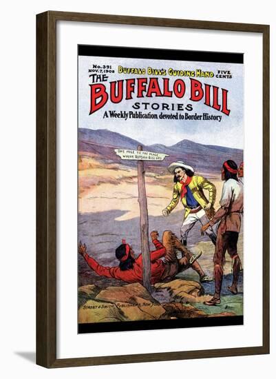 Buffalo Bill Stories-Street & Smith-Framed Art Print