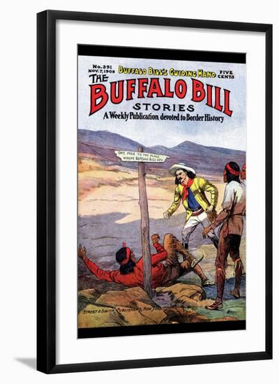 Buffalo Bill Stories-Street & Smith-Framed Art Print