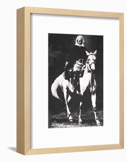 Buffalo Bill towards the end of his Wild West Show days, late 19th or early 20th century-Unknown-Framed Photographic Print