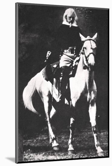 Buffalo Bill towards the end of his Wild West Show days, late 19th or early 20th century-Unknown-Mounted Photographic Print