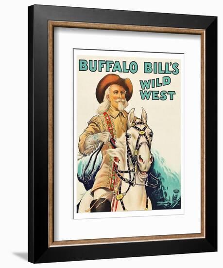 Buffalo Bill Wild West-null-Framed Art Print