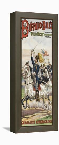 Buffalo Bills and congress of wild west riders of the world-null-Framed Premier Image Canvas
