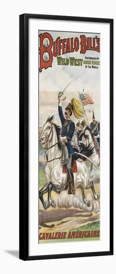 Buffalo Bills and congress of wild west riders of the world-null-Framed Giclee Print