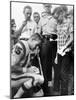 Buffalo Bills Player Jack Kemp Signs His Autograph for a Boy on August 4, 1964-null-Mounted Photo