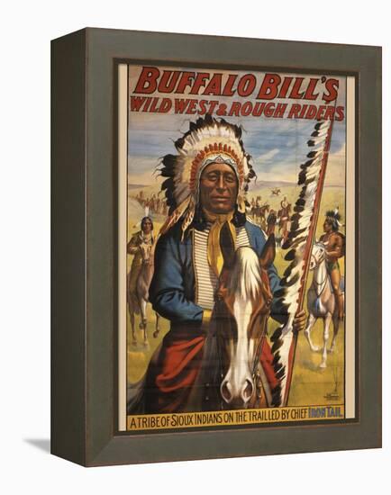 Buffalo Bills Wild West II-null-Framed Premier Image Canvas