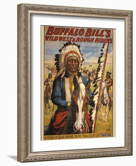 Buffalo Bills Wild West II-null-Framed Giclee Print