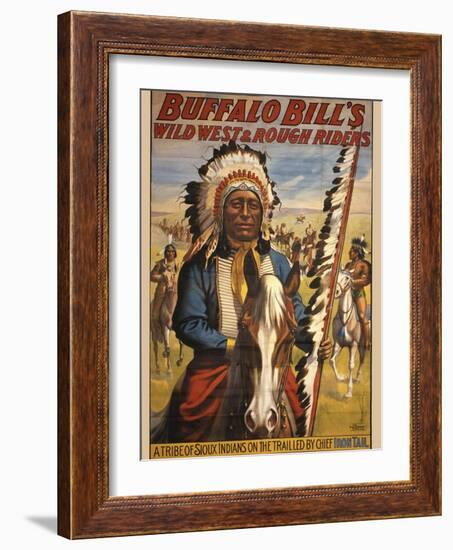 Buffalo Bills Wild West II-null-Framed Giclee Print