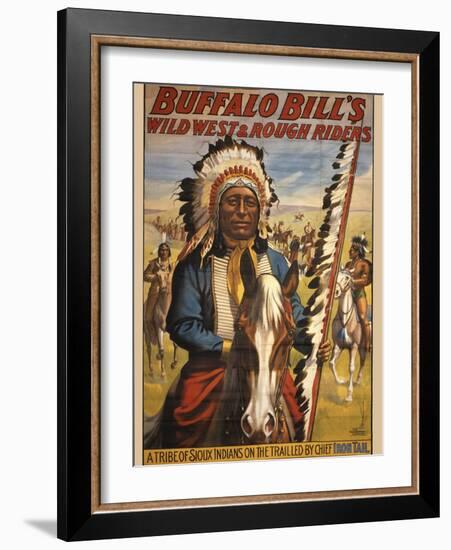 Buffalo Bills Wild West II-null-Framed Giclee Print