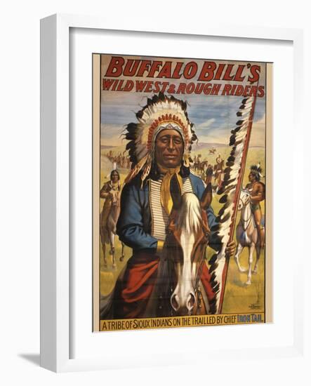Buffalo Bills Wild West II-null-Framed Giclee Print