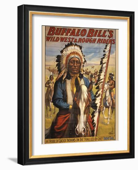 Buffalo Bills Wild West II-null-Framed Giclee Print