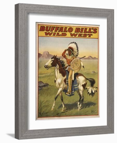 Buffalo Bills Wild West IV-null-Framed Giclee Print