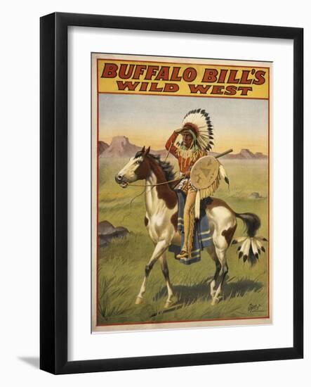 Buffalo Bills Wild West IV-null-Framed Giclee Print