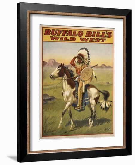 Buffalo Bills Wild West IV-null-Framed Giclee Print