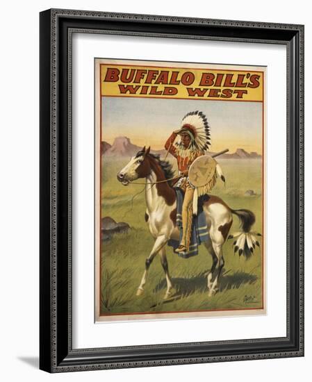 Buffalo Bills Wild West IV-null-Framed Giclee Print