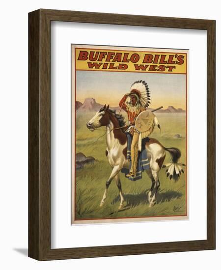 Buffalo Bills Wild West IV-null-Framed Giclee Print