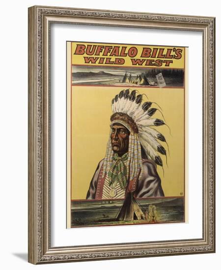 Buffalo Bills Wild West V-null-Framed Giclee Print