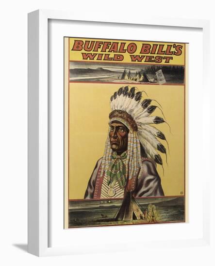 Buffalo Bills Wild West V-null-Framed Giclee Print