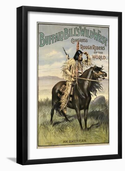 Buffalo Bills Wild West VI-null-Framed Giclee Print